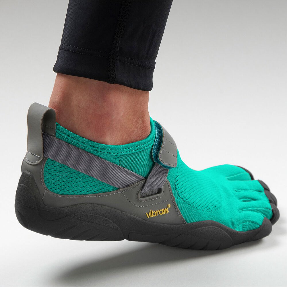 Vibram FiveFingers Dames Kso - Fitness Schoenen Blauw/Groen - 021869KAY